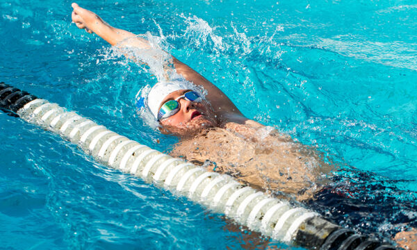 Swimmer backstroke